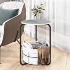 Çantalı Orta Sehpa Yan Zigon Sehpa Füme 1559