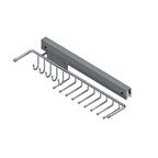 Starax 6057 Antrasit Kravatlık Ve Kemerlik Raylı Sağ