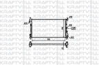 Ford Motor Su Radyatoru Connect 1,8tdci 75ps / 90ps / 110ps 02 /> Klimalı (2 Sira Al+pl) (705*396*23) - Kraftvoll 08040084