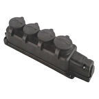 Monofaze Kauçuk Dörtlü Grup Priz