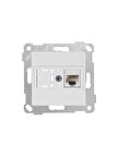RİTA BEYAZ MEK. TUŞ DATA PRİZİ 2XRJ45-CAT6 MUTLUSAN 22001410101