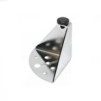 Kapsan Metal Koltuk Ayağı Krom Üçgen Saç Mob.Ayağı H:65Mm