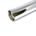 Kapsan Metal Raf Bağlantı Ayağı Parçası Krom Ø:51Mm H:35Cm