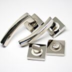 Tiviti Kapı Kolu Beyzade Wc Kare Rozet Nikel Saten