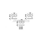 Mitsubıshı Ticarı On Fren Balatası L300 1990 2008 L200 1986 1997 - Braxıs Ab0430