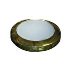 Yüzeye Montaj Armatür Lamba Altın Görünüm 20W Halojen 150mm