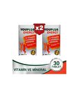 Youplus Energy 12 Vitamin 8 Mineral Ginseng 30 Tablet x 2 Adet
