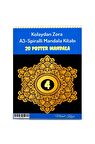 A-3 Spiralli Kolaydan Zora Mandala Kitabı-4 (20 Poster Mandala)