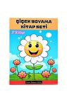 Çiçek Boyama Kitap Seti (3 Kitap)