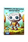 Robotlar Boyama Kitap Seti (2 Kitap)