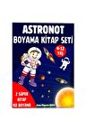 Astronot Boyama Kitap Seti (90 Süper Boyama)