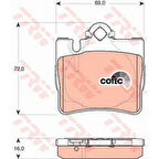 Mercedes Fren Balatası Arka S-Class W220 98>05 C215 99>06 - Trw Gdb1455
