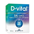 D Vital D3 K2 Vitamin D3 ve Vitamin K2 Damla