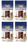 Nutri Canin Rawhide Geyik Eti Sargılı Kemik Köpek Ödülü 80 Gr. X 4 Adet