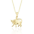 Boğa Burcu Altın Kolye / 14 Ayar