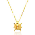 Uğur Böceği Altın Kolye / 22 Ayar