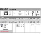 Psa Piston Segman (77,00mm) / (0,50 Farklı) P3008 P308 Rcz 207 P508 P208 P5008 C4 C4 Picasso Ds3 Ds5 C5 - Yenmak 36-04106-050