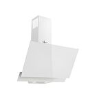 GL General GLD 017B Opal 60 cm Beyaz Cam Davlumbaz