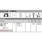 Daf Truck Piston + Segman Komple 107.00mm Std Daf Cf - Lf 13> / İsb-Px5-Px7 - Yenmak 31-30024-000