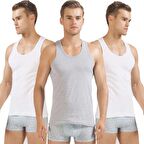 3'lü Paket Erkek Atlet %100 Pamuklu Özel Hijyenik Ambalajında Hijyenik Paketleme