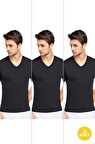 Erkek V Yaka Yarım Kol Fanila 3'lü Paket