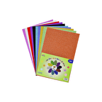 Lino Elişi Kağıdı Simli Yapışkanlı 10 LU 20x30 CM 3815J