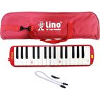 Lino 32K Bez Çantalı Melodika Kırmızı