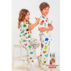CARİOCA BOYANABİLİR PİJAMA LN-80011 YIKANABİLİR KALEM HEDİYELİ 4-5 YAŞ