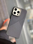 ŞOK FİYAT!! Iphone 15 Plus Uyumlu Karbon Fiber MagSafe Özellikli Kılıf