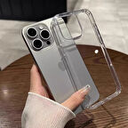 Iphone 15 PROMAX Uyumlu Darbeye Dayanıklı Sararmaz Şeffaf Kılıf