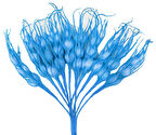 Çiçek Başak Mavi 1x7 Cm ( 100 Adet )
