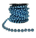 İnci İpe Dizili Mavi 8 Mm ( 8 Metre )