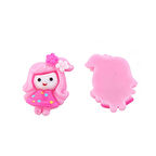 Bebek Akrilik Sticker Pembe 2x2.5 Cm ( 100 Adet )