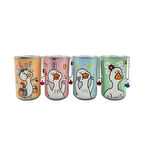 New-Max Sevimli Aksesuarlı Islak Mendil 4'lü Paket Toplam 96 Yaprak 24*4 