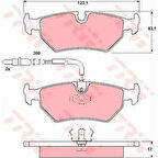 Psa Arka Fren Balatası P806 Evasıon 2,0 / 1,9 Svtd / 2,1srtd / Svtd (arka Diskli Fren) - Trw Gdb1258