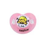 Babytime BT137 Silikon Damaklı 0-6 Ay Mat Emzik No:1 - Pembe