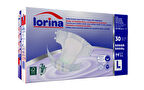 LORİNA BELBANTLI BÜYÜK BOY LARGE HASTA BEZİ 30 ADET