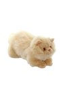 Lisanslı Floppy Yatan Bej Kedi Peluş 26 cm