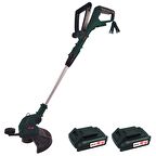 Klpro KLBMB18-20 18V/2Ah. Çift Akülü Misinalı Çim Biçme Makinesi