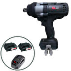 Klpro KLSS18BHX-20(3/4") 18V/2Ah. 800nm 3/4" Kömürsüz Şarjlı Darbeli Somun Sıkma/Sökme Makinesi