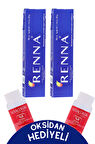 Renna Tüp Boya 60 Ml Silver (Gümüş Gri) 2li Set Oksidan Hediyeli