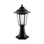 HOROZ Bahçe Armatürü Siyah E27 Begonya-1