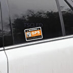 4 Adet Gps Takip Sistem Etiketi Sticker Yapıştırması 8CMX5CM