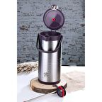 Cooker Çift Katlı Paslanmaz Çelik 3.5 Litre Termos Mor CKR2008