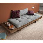 Woodesk Arin Masif Ceviz-Gri Renk Sedir CPT8322-200