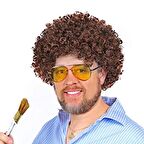 Bob Ross Bonus Peruk Kahverengi Renk 120 gr (4434)