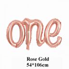 Rose Gold One Folyo Balon