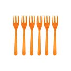 Turuncu Plastik Çatal