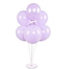 7li Balon Stand Demeti Makaron Mor Balon