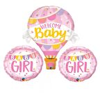 Welcome Baby Folyo Balon Pembe